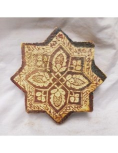 Azulejo árabe estrella flor