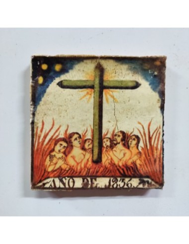Azulejo religioso animas