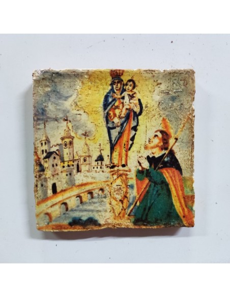 Azulejo religioso del pilar