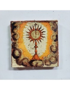 Azulejo religioso custodia