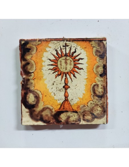 Azulejo religioso custodia