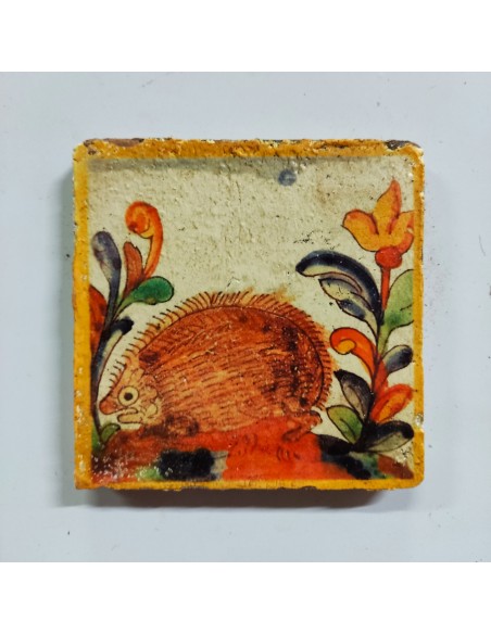 Azulejo oficio animal erizo