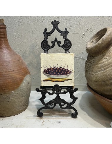 Azulejo Cocina Plato de Cerezas