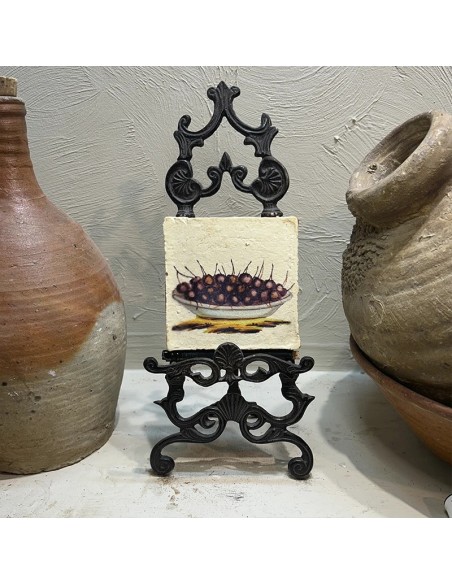 Azulejo Cocina Plato de Cerezas