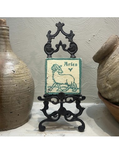 Azulejo Horóscopo Aries Turquesa
