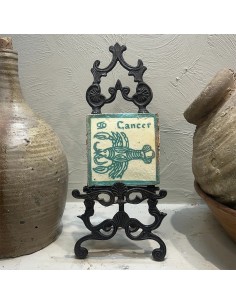 Azulejo Horóscopo Cáncer Turquesa