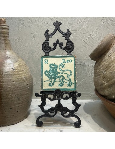 Azulejo Horóscopo Leo Turquesa