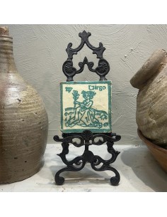 Azulejo Horóscopo Virgo Turquesa