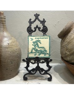 Azulejo Horóscopo Capricornio Turquesa