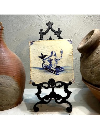Azulejo De Delf Sirena con Espejo