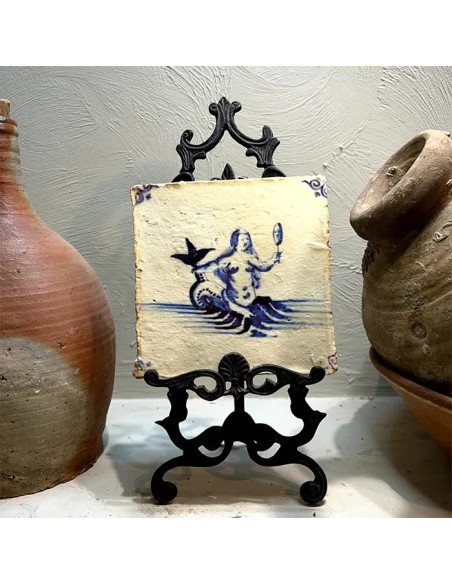Azulejo De Delf Sirena con Espejo