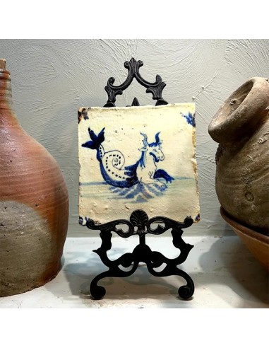 Azulejo De Delf Capricornio Mitológico