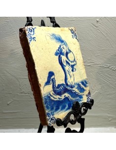 Azulejo De Delf Tritón con Esfera 2