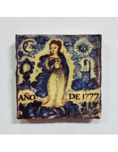 Azulejo religioso inmaculada concepcion