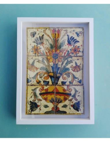 Azulejo mural jarrón