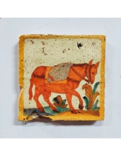 Azulejo oficio animal burro