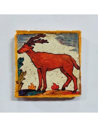 Azulejo oficio animal ciervo