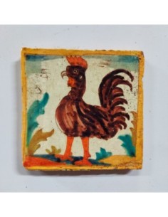 Azulejo oficio animal gallo