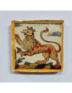 Azulejo oficio animal león