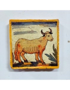Azulejo oficio animal toro