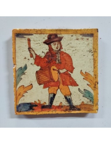 Azulejo oficio musico tambor1