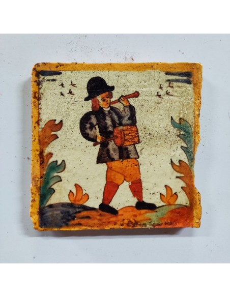 Azulejo oficio musico tambor2