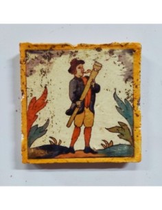 Azulejo oficio musico tuba