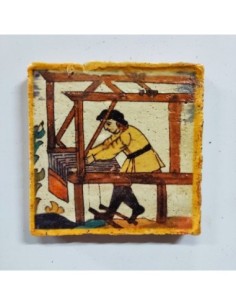 Azulejo oficio tejedor