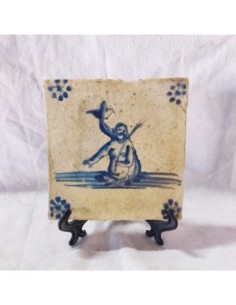 Azulejo tritón rama