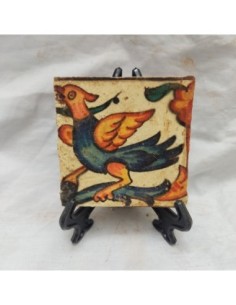 Azulejo olambrilla pájaro cenefa