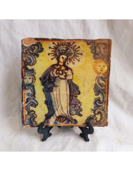 Azulejo religioso Virgen del Socorro